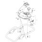 Fuel Tank (101541241001-101541241128) Assembly for Bomag BVT65 Rammer