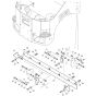 Scraper Assembly -3 for Bomag BW 120 AD-5 CC Roller