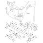 Scraper Assembly -3 for Bomag BW 120 ADe-5 Roller