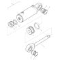 Steering Cylinder Assembly for Bomag BW 120 ADe-5 Roller