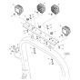 Auxillary Lighting Assembly for Bomag BW 120 ADe-5 Roller