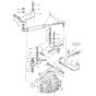 Actuation (S/N 101620200522 to 101620200681) Assembly -2 for Bomag BW 71 E (101620200101 to 101620201000) Roller