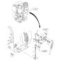 Actuation (S/N 101620200762 to 101620201000) Assembly -1 for Bomag BW 71 E (101620200101 to 101620201000) Roller