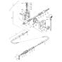 Throttle Actuation Cable (S/N 101620200247 to 101620200681) Assembly for Bomag BW 71 E (101620200101 to 101620201000) Roller