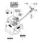 Decal Assembly for Bomag BW 71 E (101620201001 to 101620201120) Roller