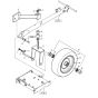 Supporting Wheel Assembly for Bomag BW 75 E (101140010101 to 101140011078) Roller