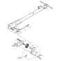 Fold-Up Handle Assembly for Bomag BW 75 E (101140100101 to 101140100144) Roller