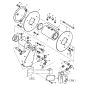 Hydraulic Hose Reel Assembly for Bomag BW 75 E (101140100101 to 101140100144) Roller