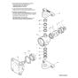 Oscillating Articulated Joint (S/N 101460428161 to 101460428189) Assy for Bomag BW 80 AD-2 (101460422658 to 101460428230) Roller