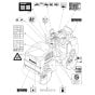 Decal (S/N 101460422399 to 101460427224) Assembly for Bomag BW 80 AD-2 (101460422658 to 101460428230) Roller