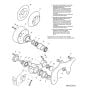 Pressing Device Assembly for Bomag BW 80 AD-2 (101460422658 to 101460428230) Roller