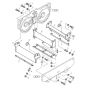 Cross Pieces Assembly for Bomag BW 90 S (101028000131 to 101028001169) Roller