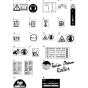 Decals Assembly for Belle TDX 650 Twin Drum Roller Vibrating Roller