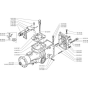 Tail Housing Assembly for Camon C13 (2011) Rotovators