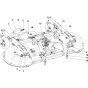 61"/155cm Cutting Deck Assembly-5 for Husqvarna Cutting Deck C155 Riders