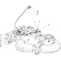 61"/155cm Cutting Deck Assembly-8 for Husqvarna Cutting Deck C155 X Riders