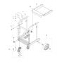 Carriage Assembly -1 for Husqvarna C 5500 Pre-Separator