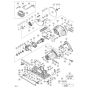 Main Assembly for Hikoki C6UY Circular Saw