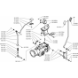 Controls Assembly for Camon C8 (PowerSafe) Rotovators