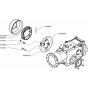 Brake Assembly for Camon C8 (PowerSafe) Rotovators