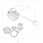 Carburetor Details Assembly for Husqvarna 240e Chainsaw