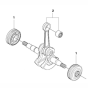 Crankshaft Assembly for Husqvarna 240e Chainsaw