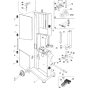 Main Frame Assembly for Norton Clipper CB511 Table Saw