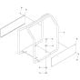 Frame Assembly for Husqvarna CF 11 M Drive Unit