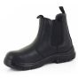 Click Dealer Boot Duel Density PU Steel Toe Cap Oil Resistant Black Size 05