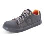 Sneaker Trainer Nubuck Leather Upper & Oil/Slip Resistant Black Size 05