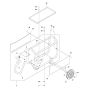 Frame Assembly for Husqvarna CF 67 T CI4P Drive Unit