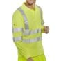 Polo Long Sleeved Hi-Vis Anti Static Fire Retardant Saturn Yellow Size XXL