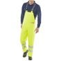 Bib & Brace Hi-Visibility Yellow Fire Retardant Anti-Static Size LGE