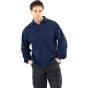 Long Sleeve Polo Shirt Protex Fire Retardant Fabric Navy Blue Size XXXL