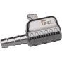 PCL Air Connector, Straight, Swivel, Open End, Hose Tail for 1/4" Bore Hose - CH2H01