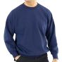 Sweatshirt Poly/Cotton Fleece Inner Ribbed Cuff/Waistband Navy Blue 3XL