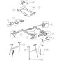 Main Frame Assembly for Norton Clipper CM401-P6.5 Table Saw