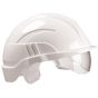 Vision Plus Safety Helmet Integrated Visor for Prescription eye-wear White