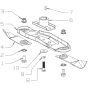 Blade (540mm) Assembly for Morrison Contractor (2016 Dec 467757) Commercial Mower