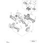 Main Assembly for Hikoki CR12DA Cordless Reciprocating Saw