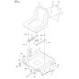 Seat Assembly for Husqvarna CRT 36 Trowel