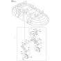 Wheel Assembly for Husqvarna CRT 36 Trowel