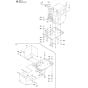 Engine Plate Assembly for Husqvarna CRT 36 Trowel