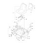 Seat Assembly -1 for Husqvarna CRT 48 Diesel Trowel