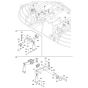 Steering Assembly for Husqvarna CRT 48 Diesel Trowel