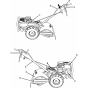 Decals for Husqvarna CRT 52 Cultivator/Tiller