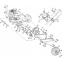 Mainframe, Left Side Assembly for Husqvarna CRT 61 Cultivator/Tiller