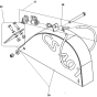 Blade Guard Assembly for Norton Clipper CS401-P13 Floor Saw