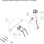 Operating Handle Assembly for Norton Clipper CS451E Floor Saw