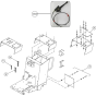 Frame Assembly for Norton Clipper CSB1-P21 Floor Saw